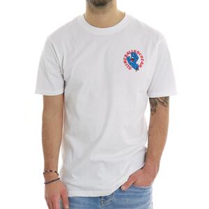 T-SHIRT SB HAND SANTA CRUZ BIANCO